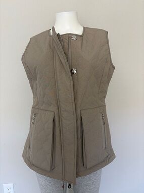NWT $170 S Small Anorak Womens Winter Snow Quilted Sleeveless Vest Jacket